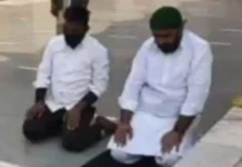 मंदिर में नमाज पढ़ने वाला एक कोरोना पॉजिटिव